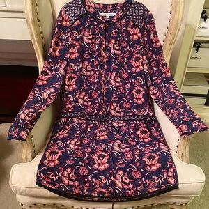 Veronica Beard silk floral tunic dress